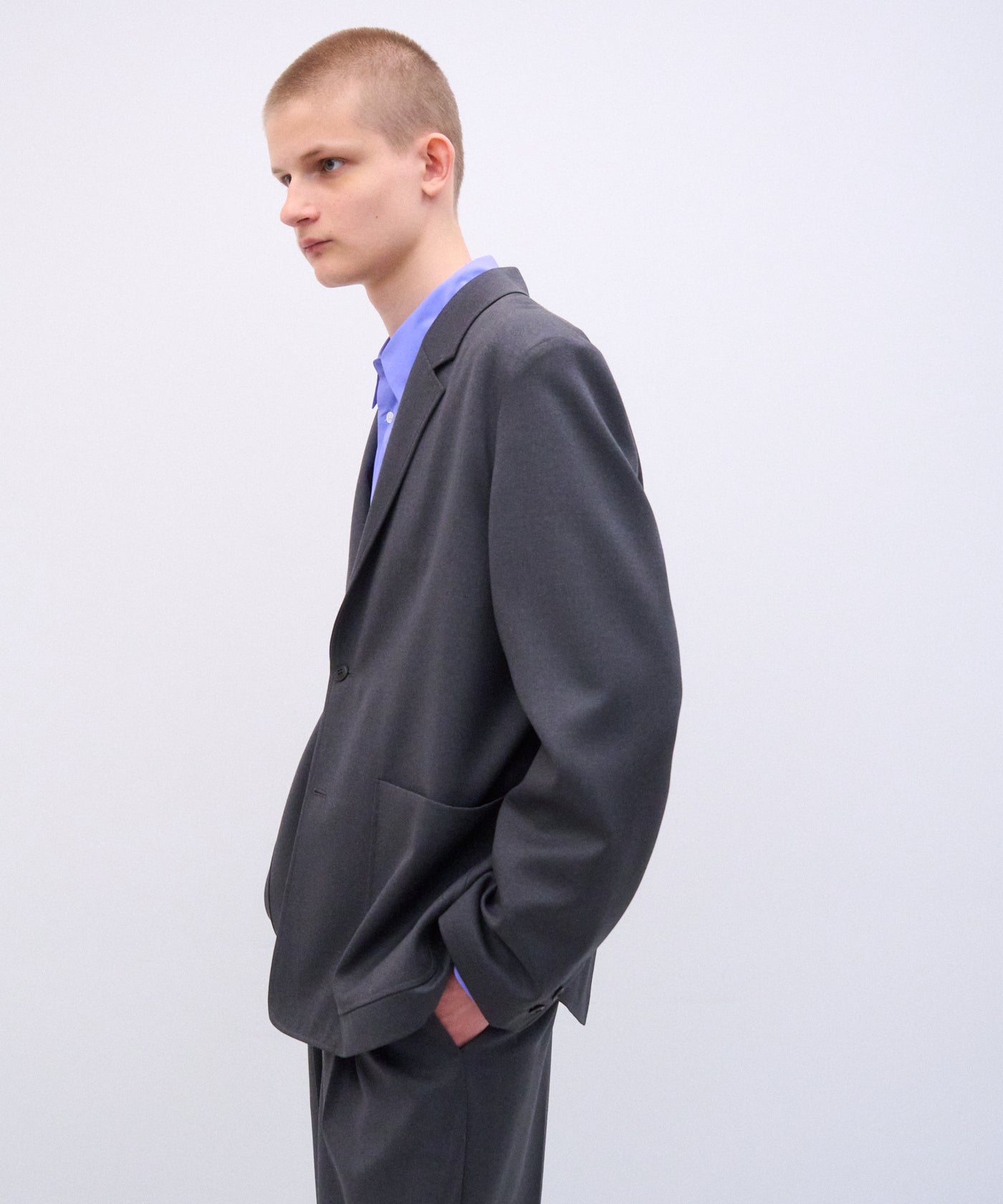 BACK SATIN | TAILORED JACKET – ATON | エイトン