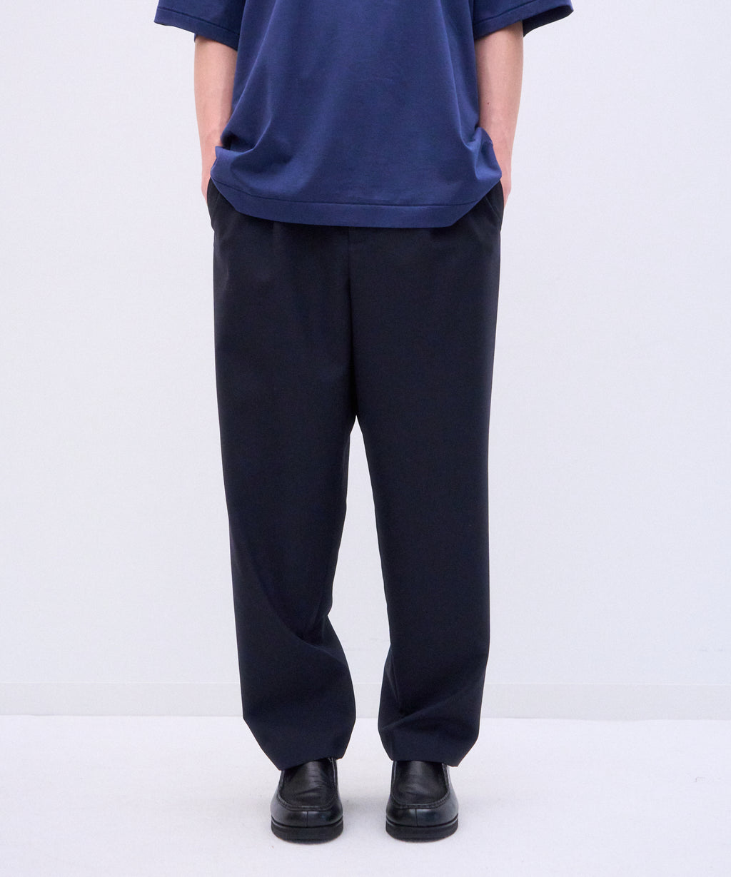 パンツ ATON Wool Tropical Loose Fit Pants 2 WOOL TROPICAL | LOOSE FIT PANTS – ATON | エイトン