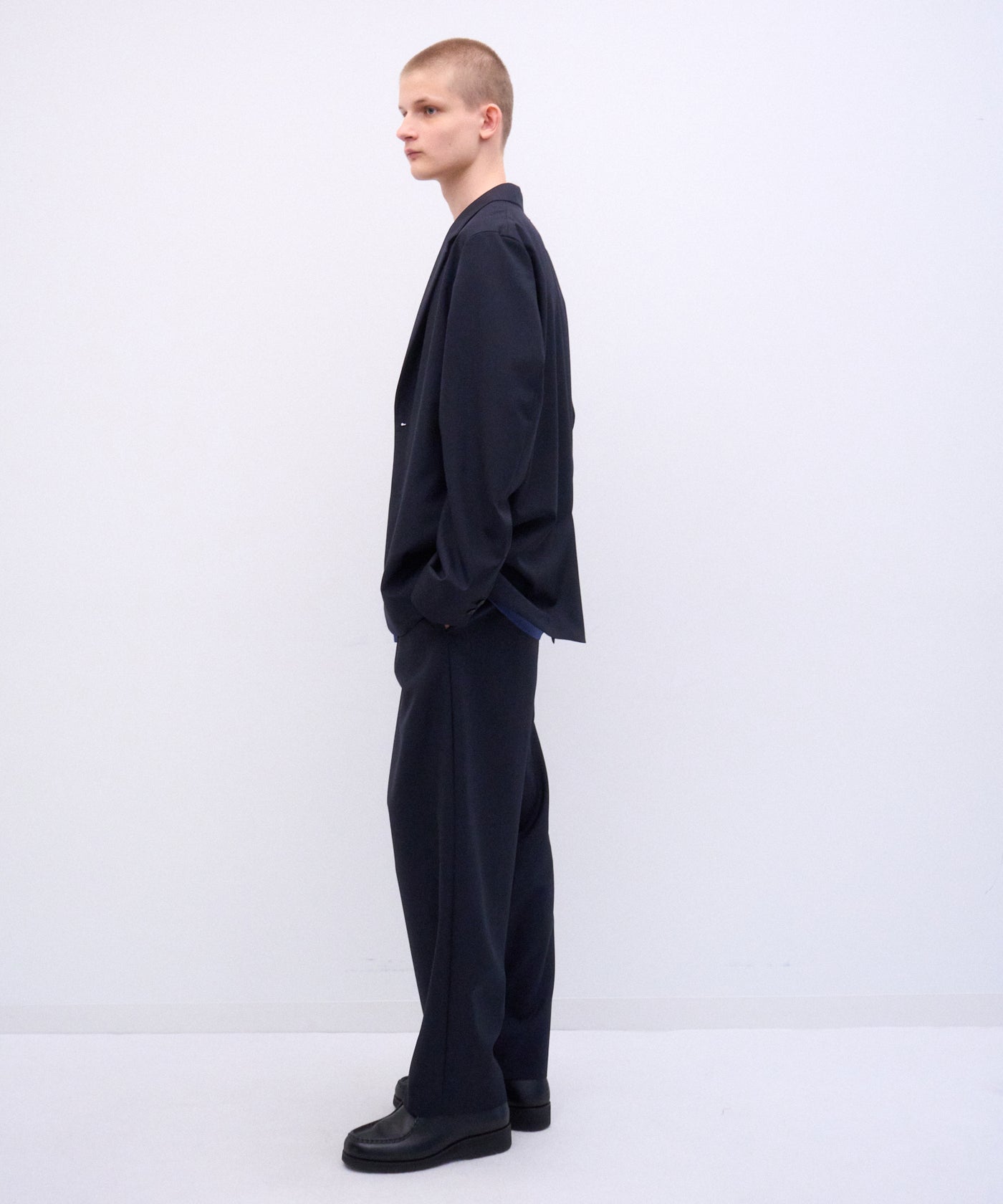 【ATON】WOOLTROPICALLOOSE FIT PANTS ※裾上げなし WOOL TROPICAL | LOOSE FIT PANTS – ATON | エイトン