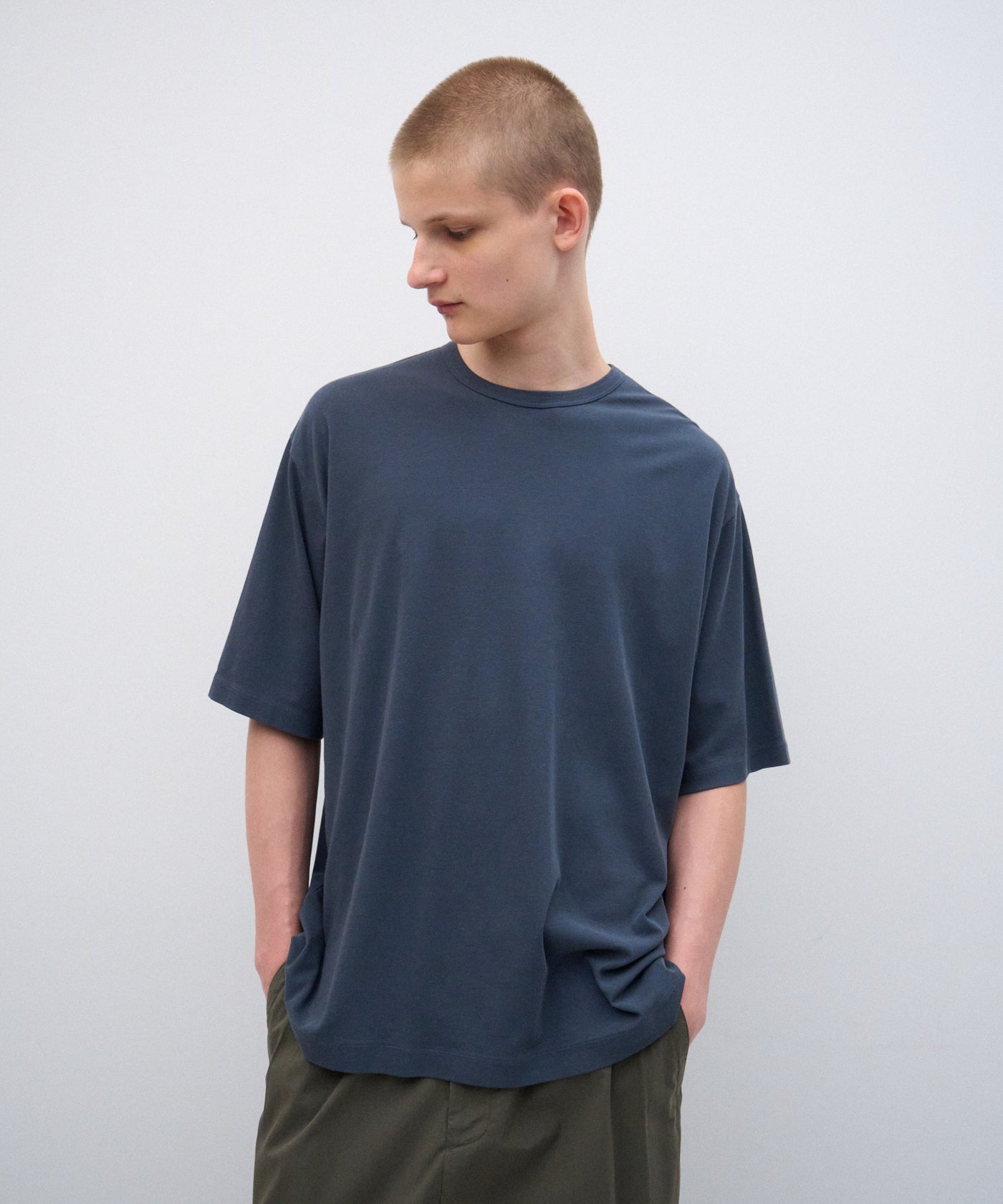 ノン 80/ FRESCA SMOOTH | STANDARD T-SHIRT – ATON | エイトン