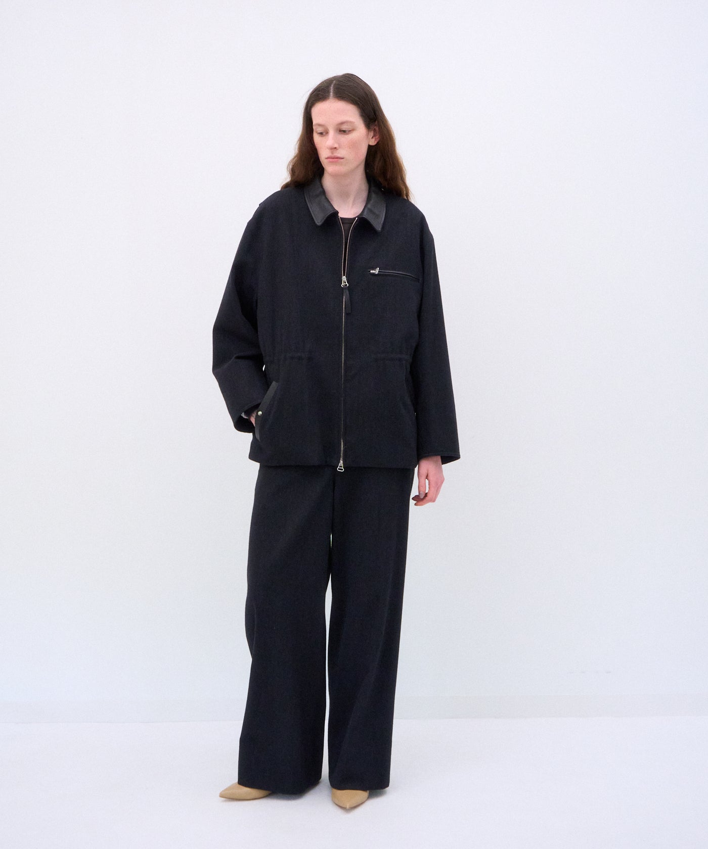 WOOL COTTON KERSEY | HUNTING JACKET – ATON | エイトン