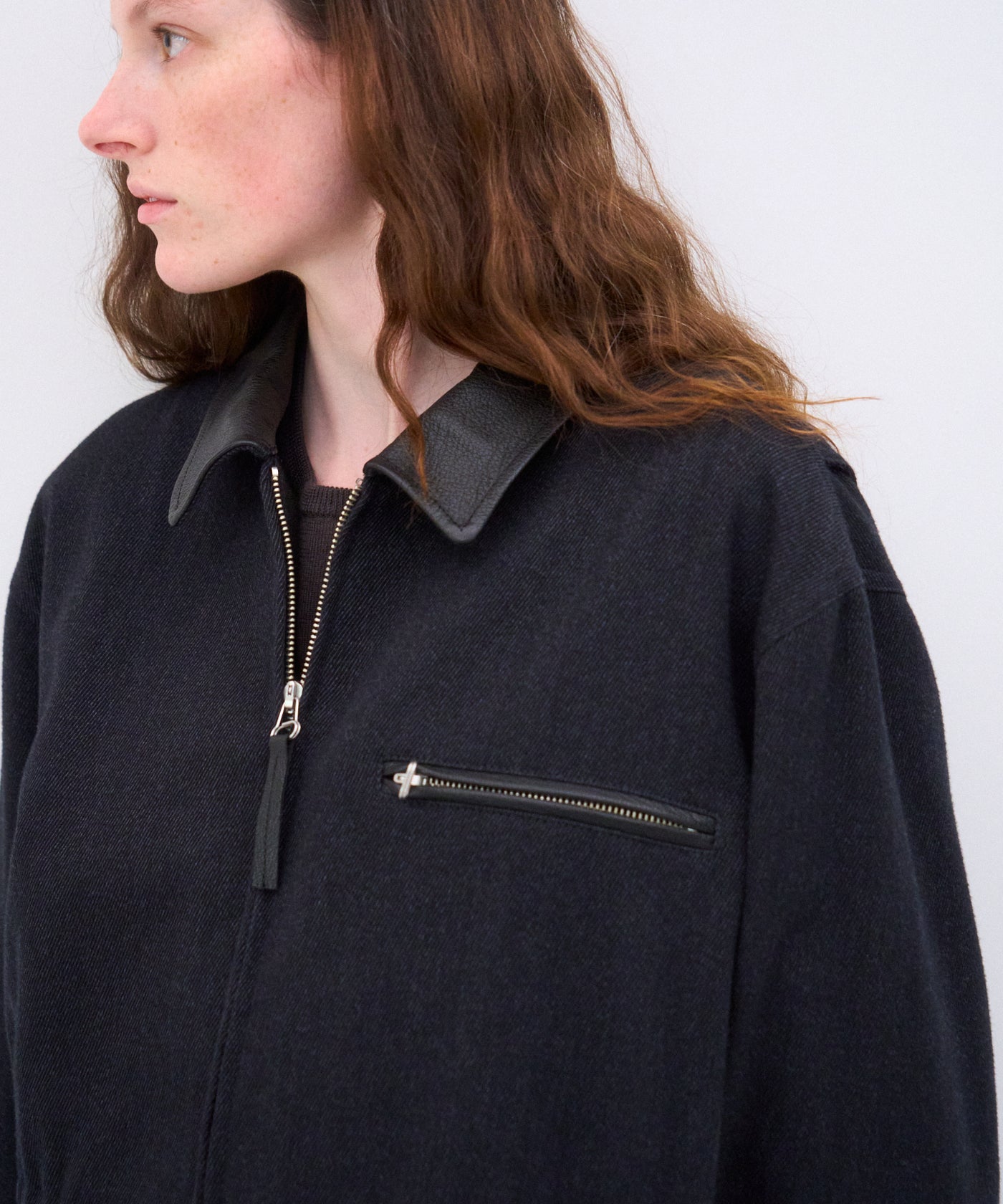 WOOL COTTON KERSEY | HUNTING JACKET – ATON | エイトン