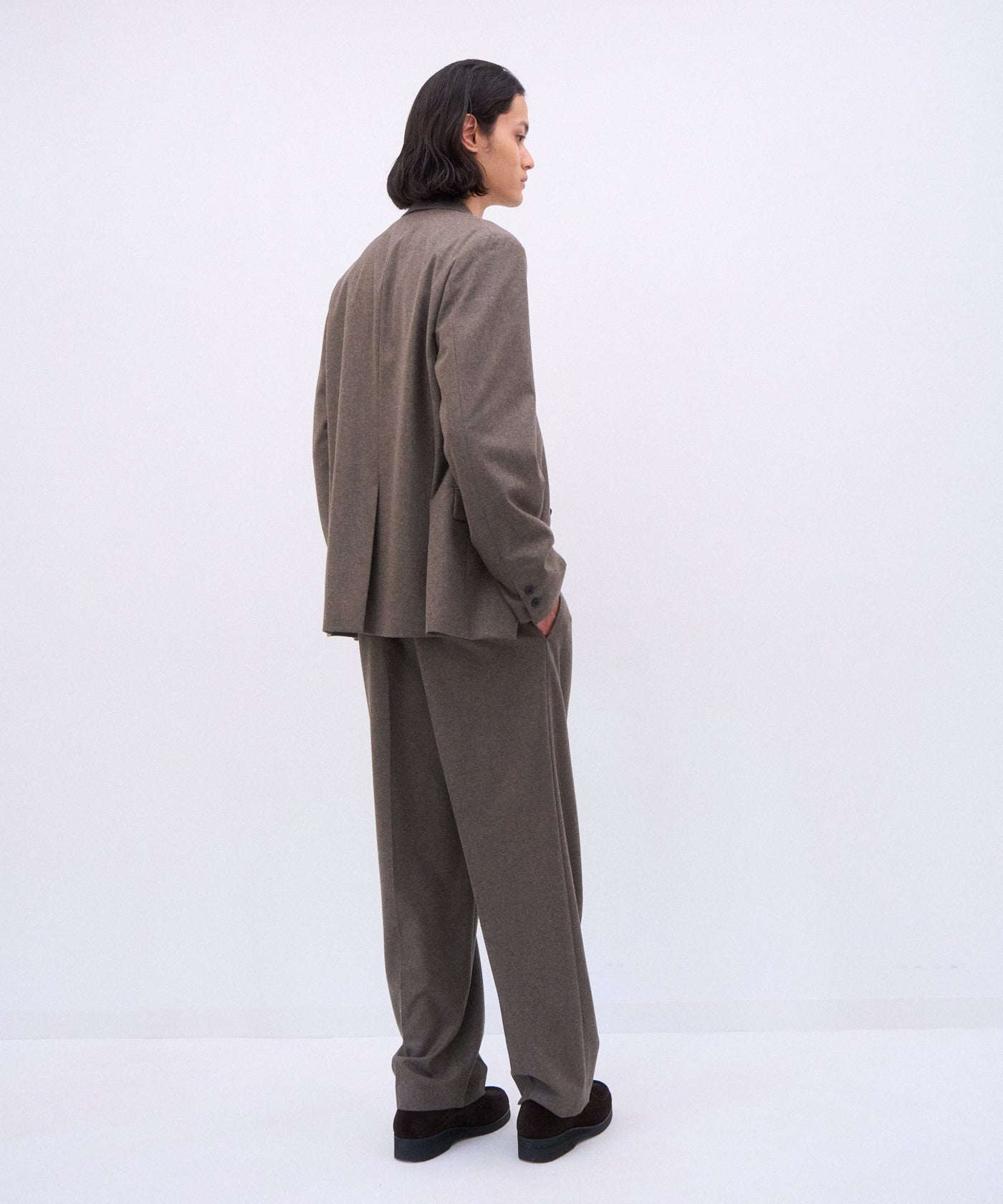 パンツ ATON MERINO COLLEGE FLANNEL 46 MERINO COLLEGE FLANNEL | STANDARD PANTS – ATON | エイトン