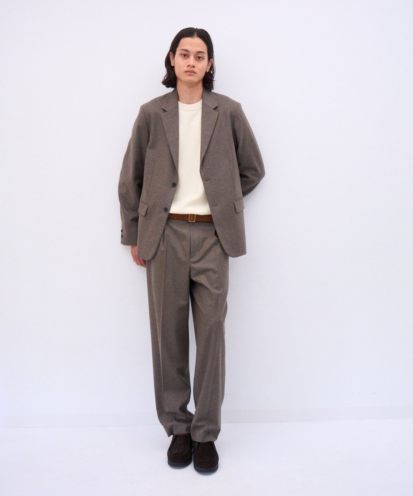 MERINO COLLEGE FLANNEL | STANDARD PANTS – ATON | エイトン