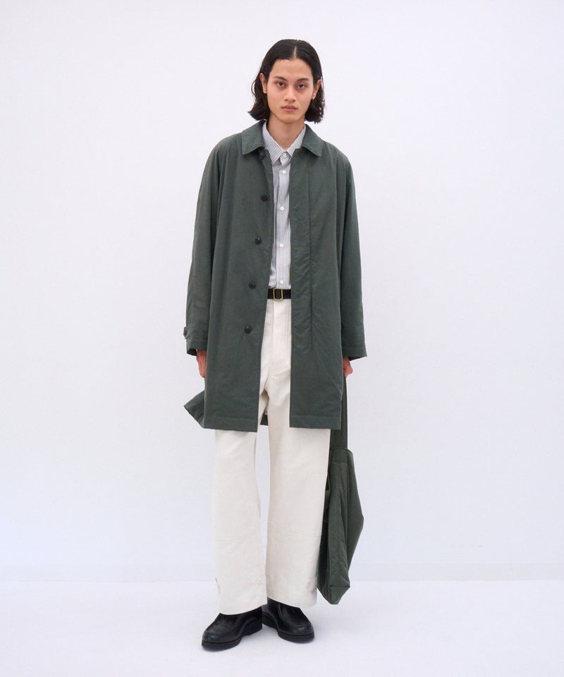 FIBRIL NYLON SATIN | BALMACAAN COAT – ATON | エイトン