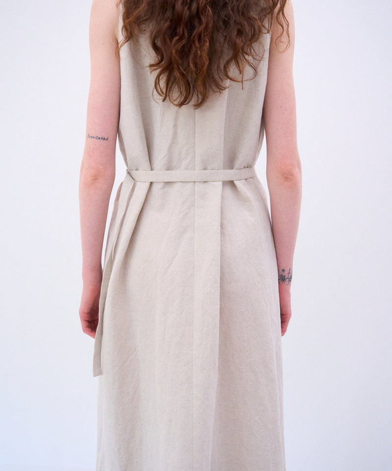 linen tank top dress CRISPY LINEN | TANKTOP DRESS – ATON