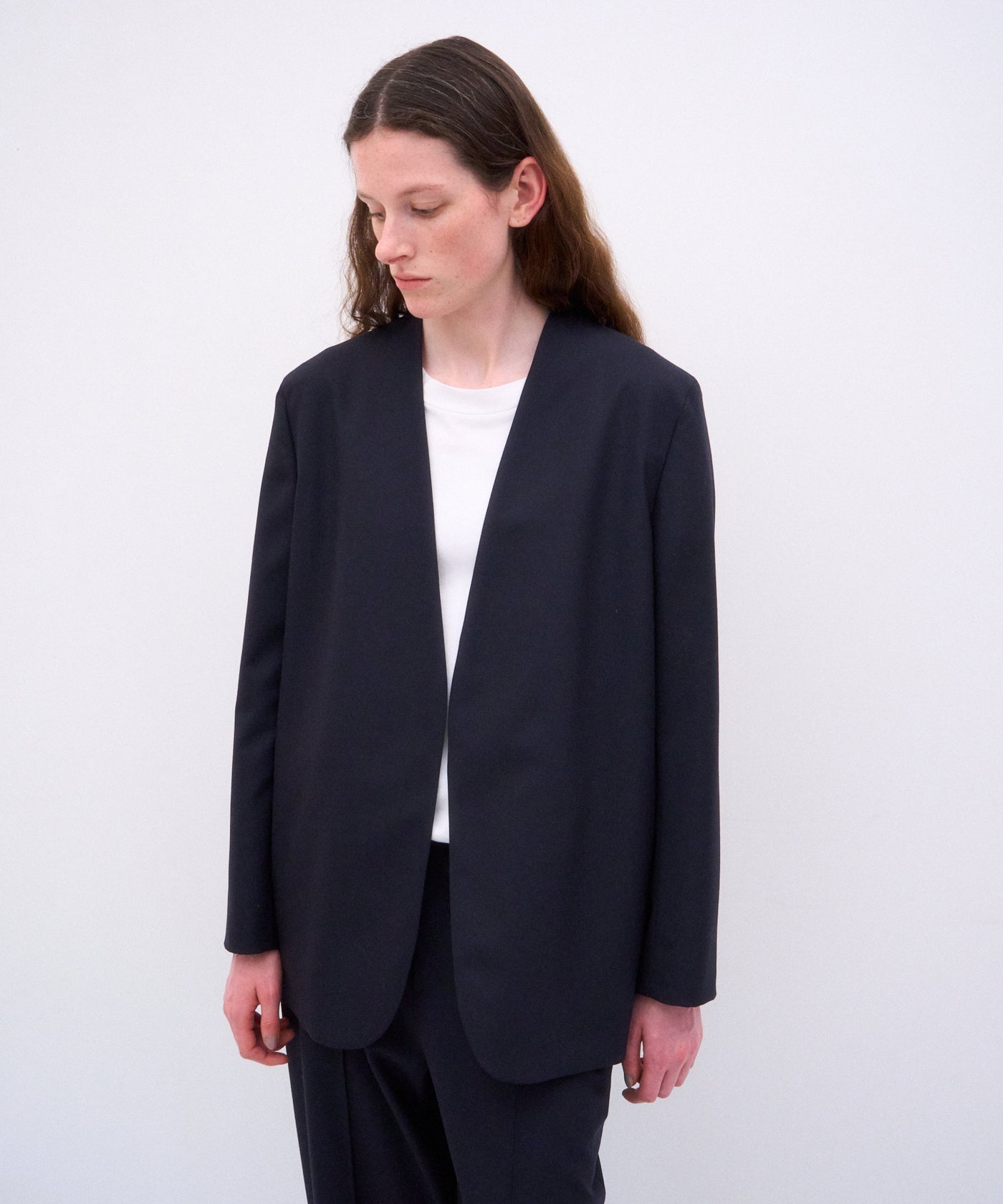 WOOL TROPICAL | NOCOLLER JACKET – ATON | エイトン