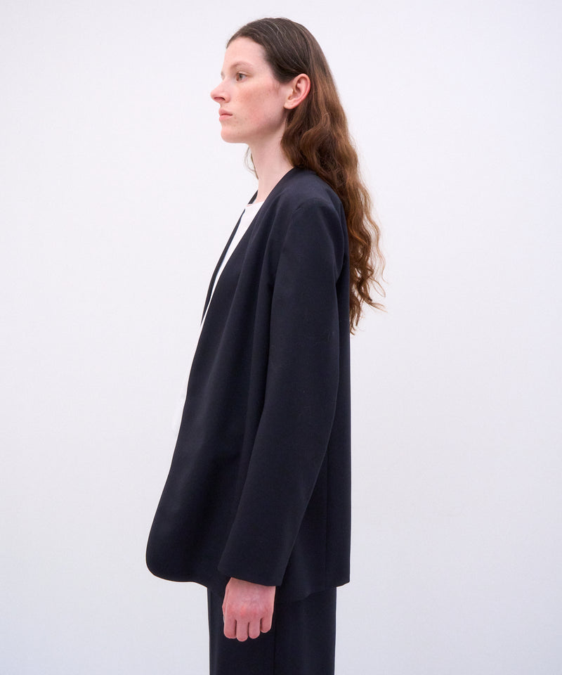 WOOL TROPICAL | NOCOLLER JACKET – ATON | エイトン