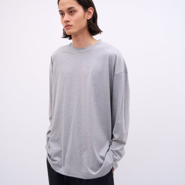 SUVIN60/2 | OVERSIZED LONG SLEEVE T-SHIRT – ATON | エイトン
