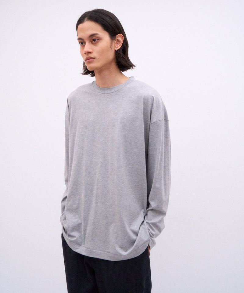 SUVIN60/2 | OVERSIZED LONG SLEEVE T-SHIRT – ATON | エイトン