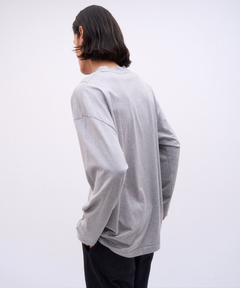 SUVIN60/2 | OVERSIZED LONG SLEEVE T-SHIRT – ATON | エイトン