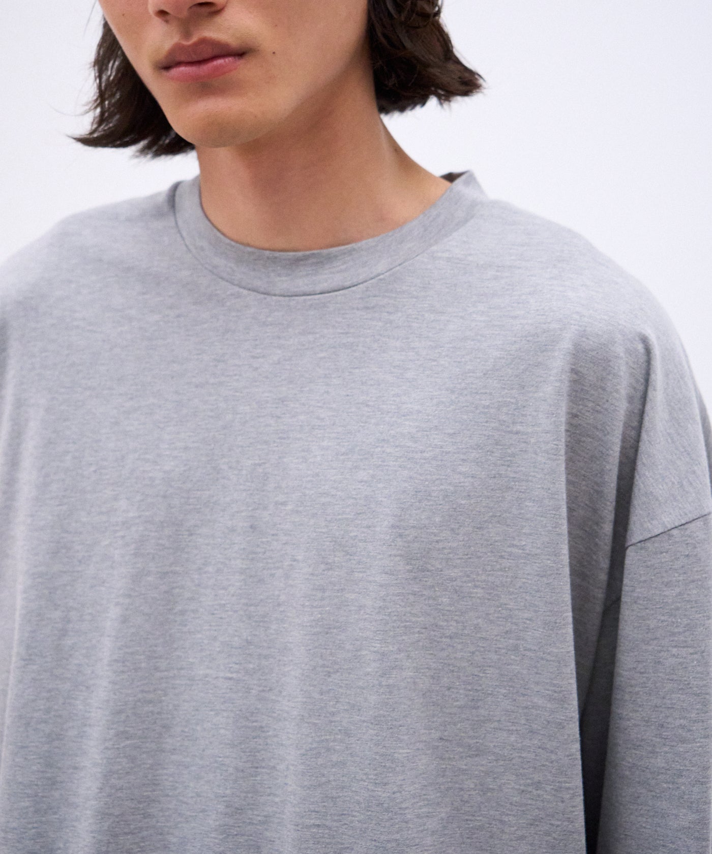 SUVIN60/2 | OVERSIZED LONG SLEEVE T-SHIRT – ATON | エイトン