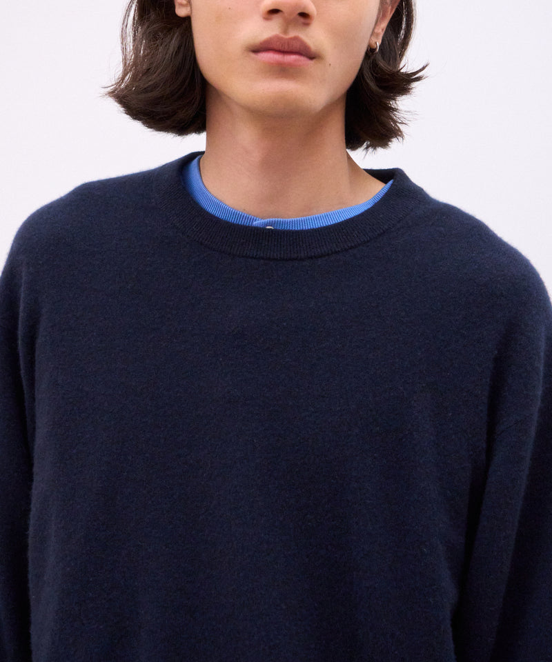 BABY CASHMERE | CREW NECK SWEATER – ATON | エイトン