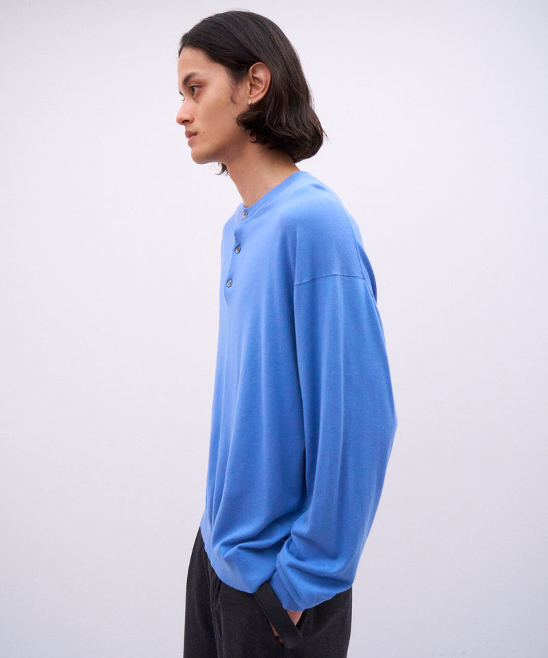 SMOOTH SUVIN | HENRY NECK SWEATER – ATON | エイトン