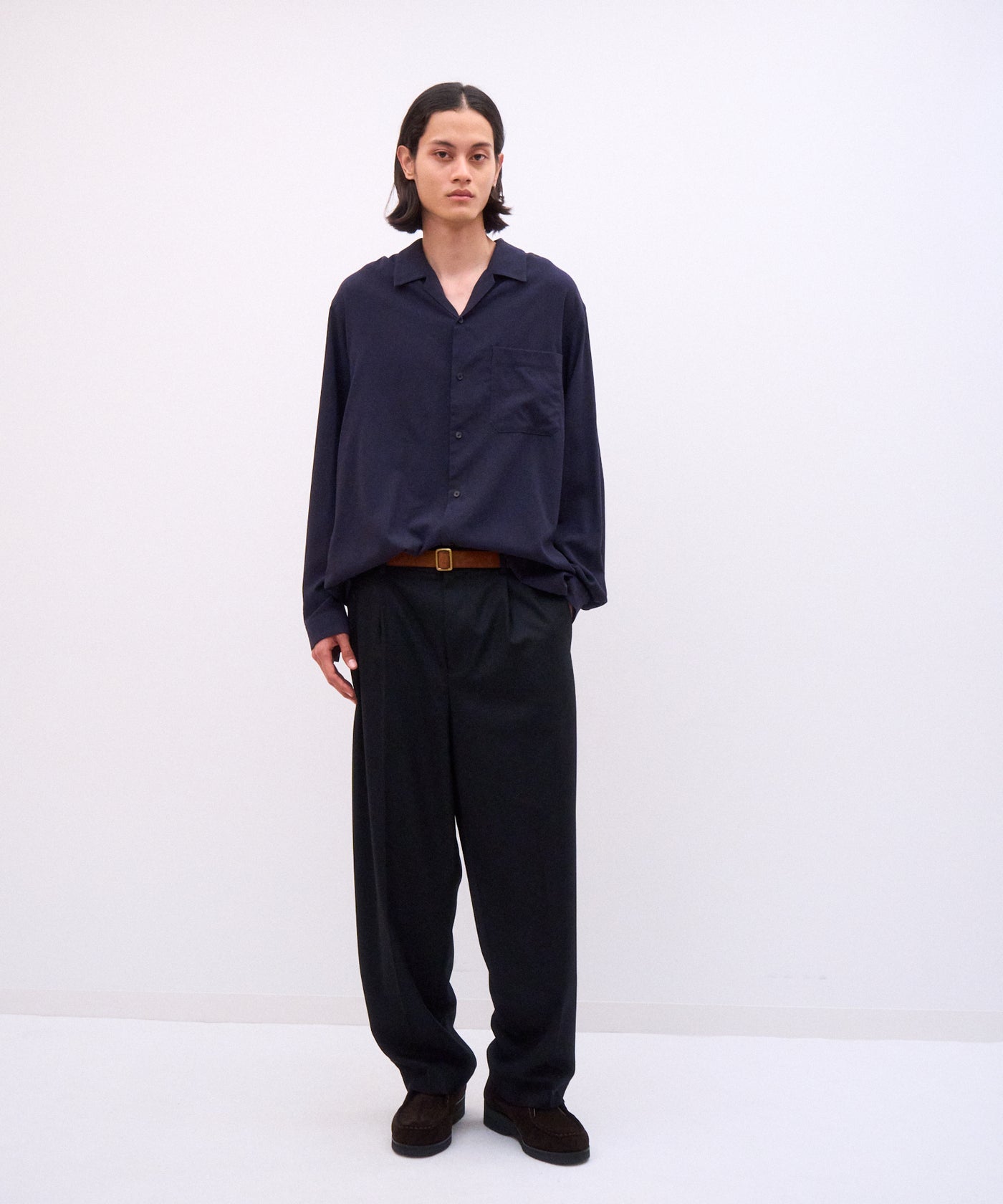 MERINO COLLEGE FLANNEL | STANDARD PANTS – ATON | エイトン