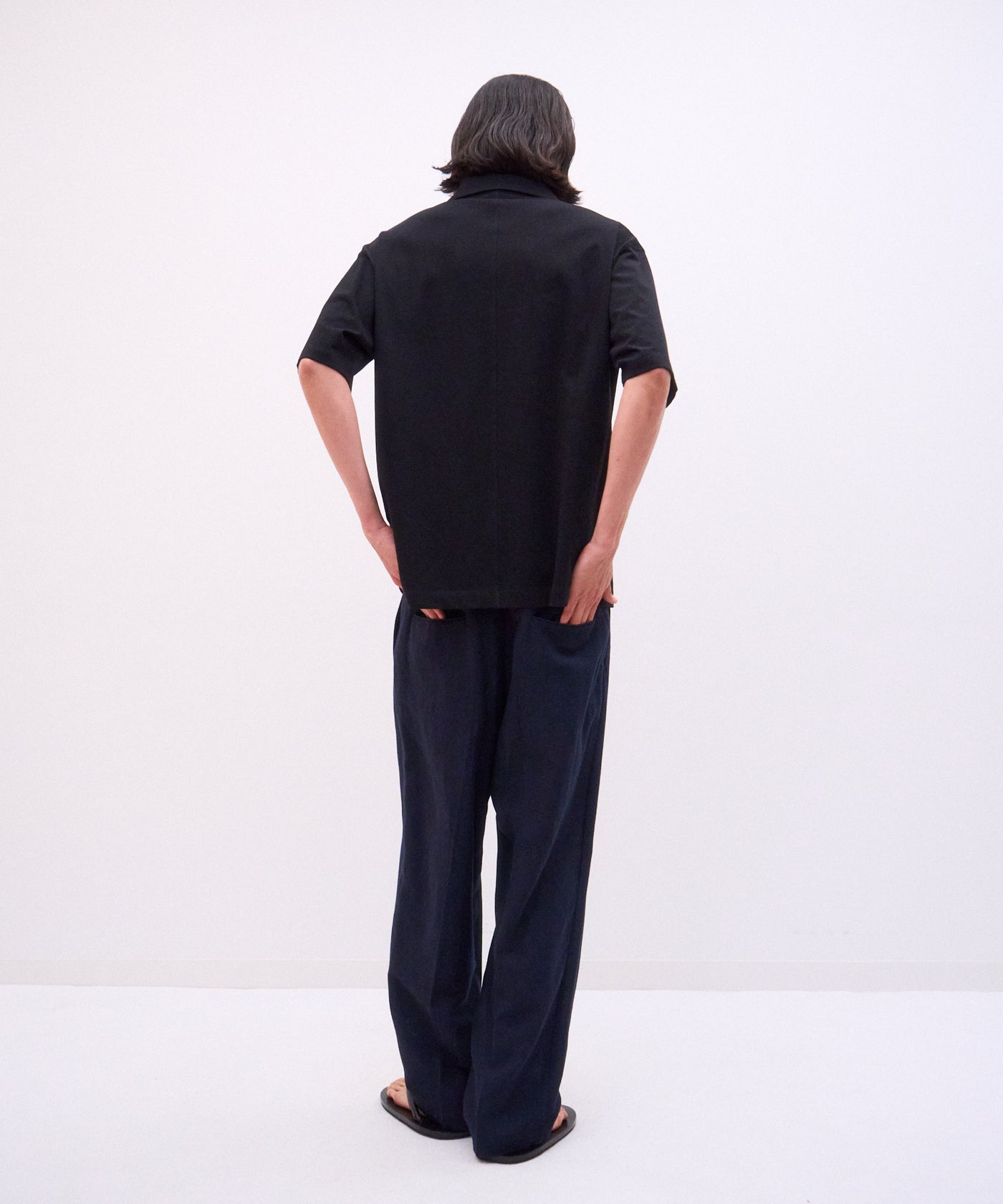 FRESCA PLATE | LOOSE FIT PORO SHIRT – ATON | エイトン
