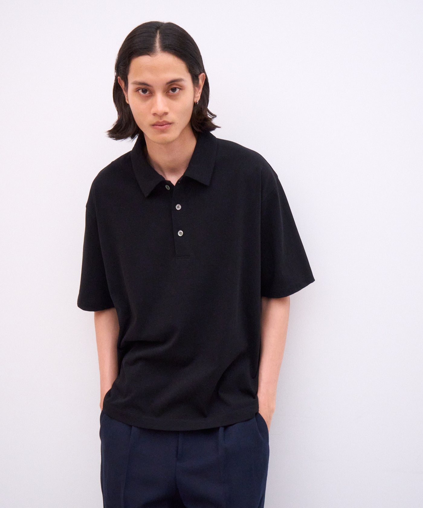 FRESCA PLATE | LOOSE FIT PORO SHIRT – ATON | エイトン FRESCA PLATE | LOOSE FIT PORO SHIRT – ATON | エイトン