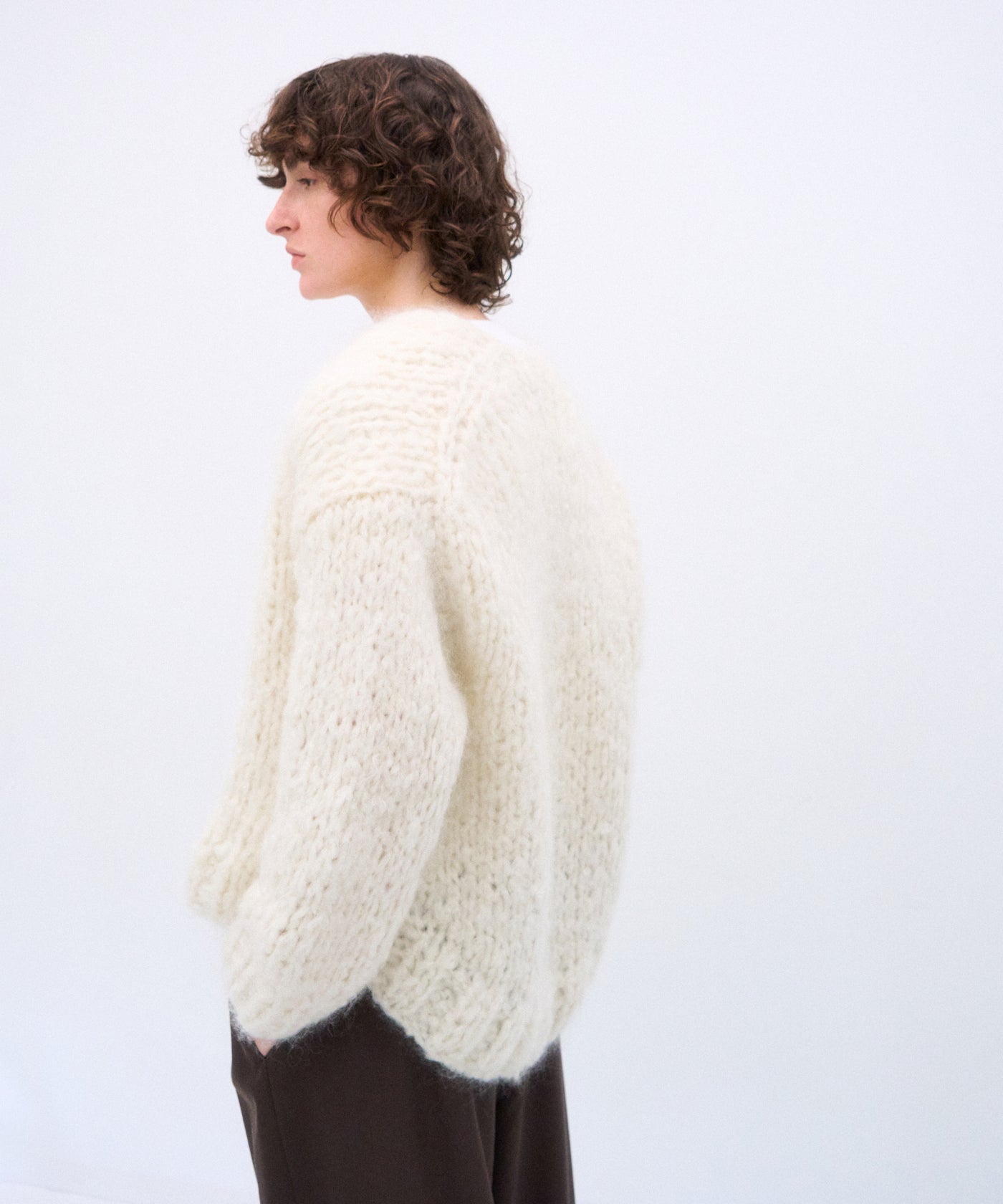 HAND KNIT | CARDIGAN – ATON | エイトン