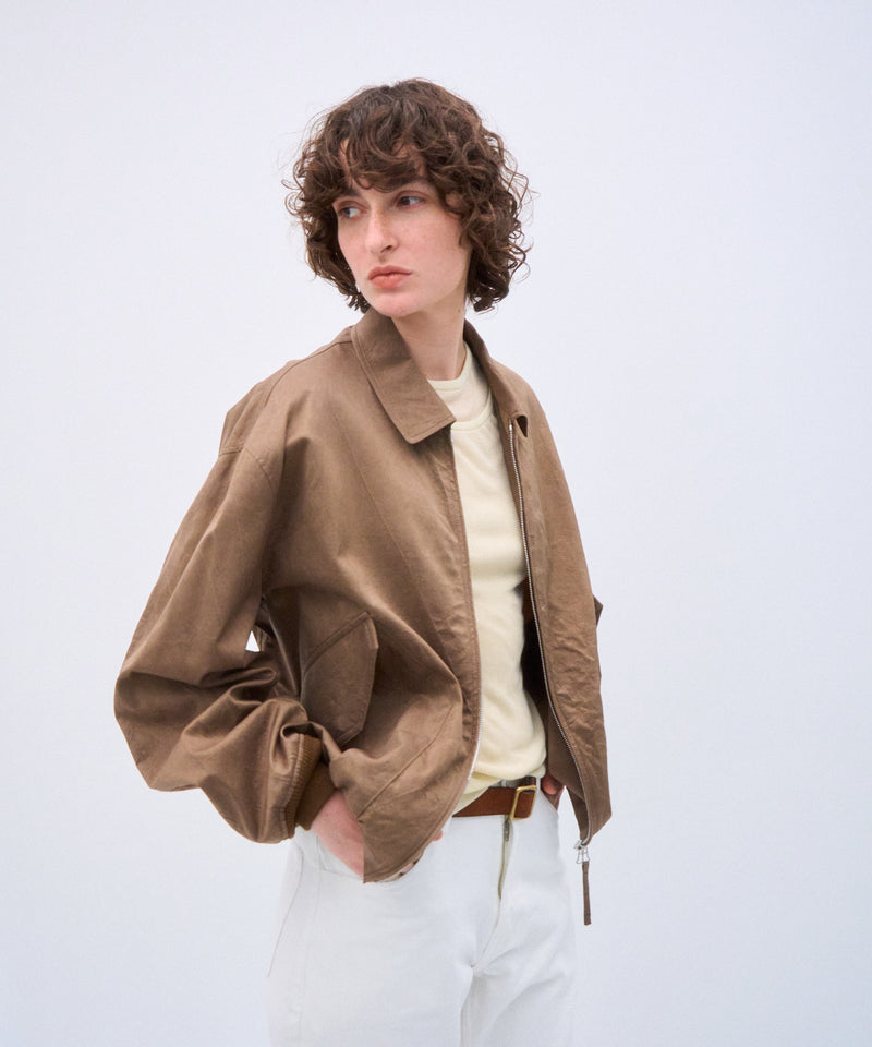 CRISPY TWILL | FLIGHT JACKET – ATON | エイトン