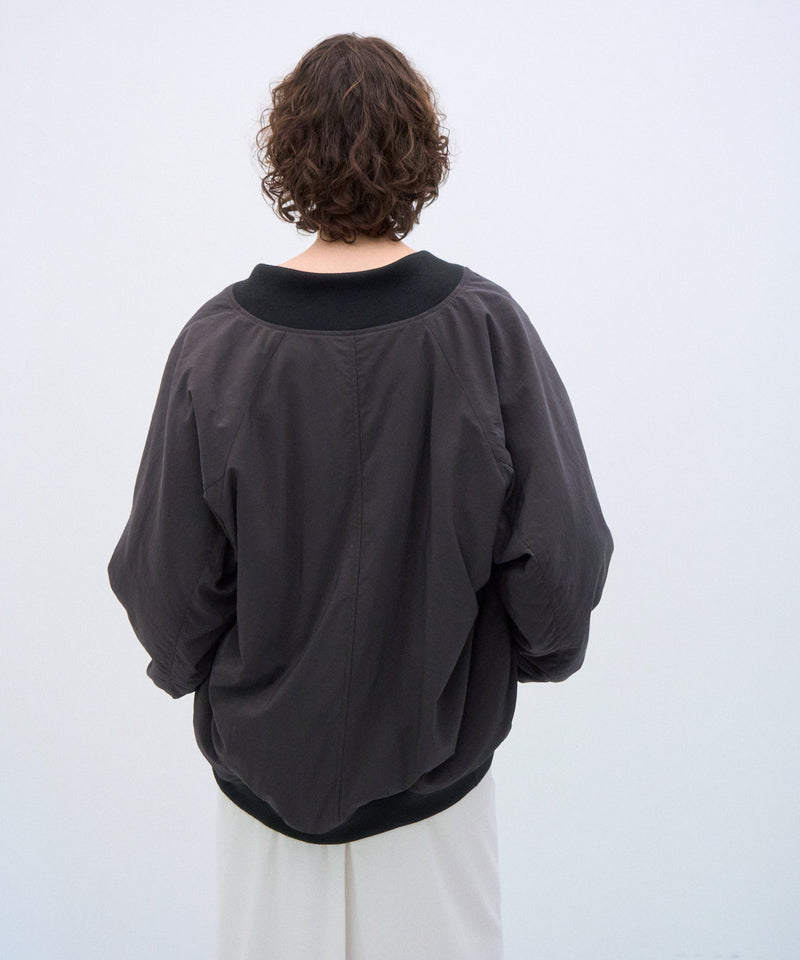 FIBRIL NYLON SATIN | FLIGHT JACKET – ATON | エイトン