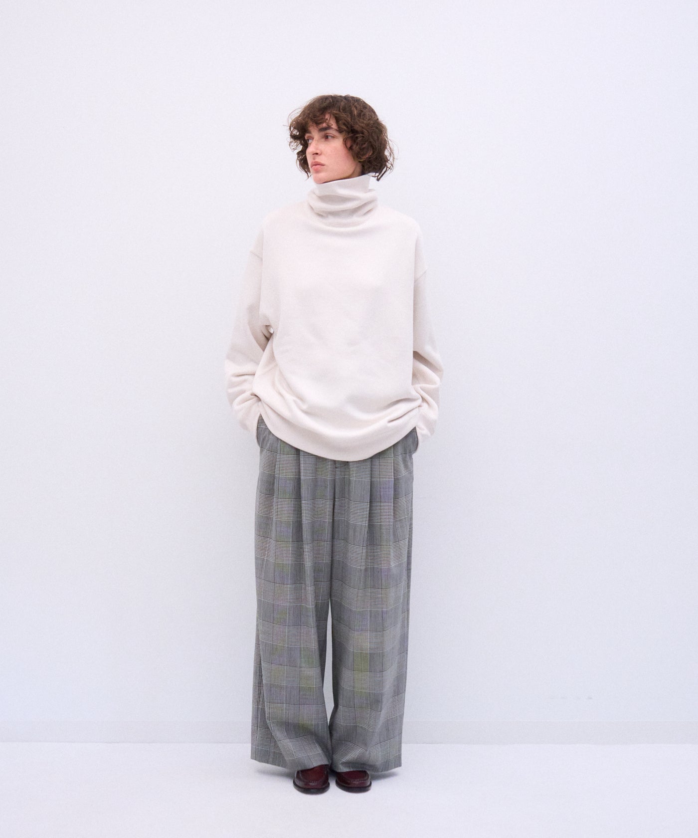 TECHNO WOOL | WIDE EASY PANTS – ATON | エイトン