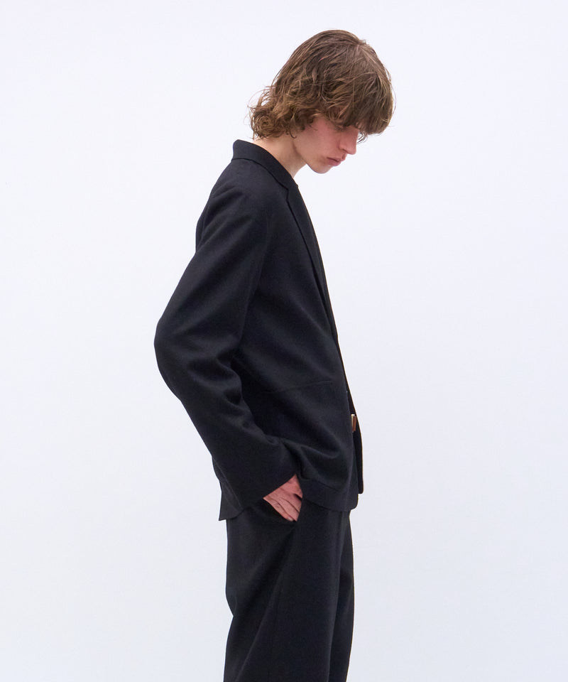 STRETCH DOUBLE SAXONY | REVER JACKET – ATON | エイトン