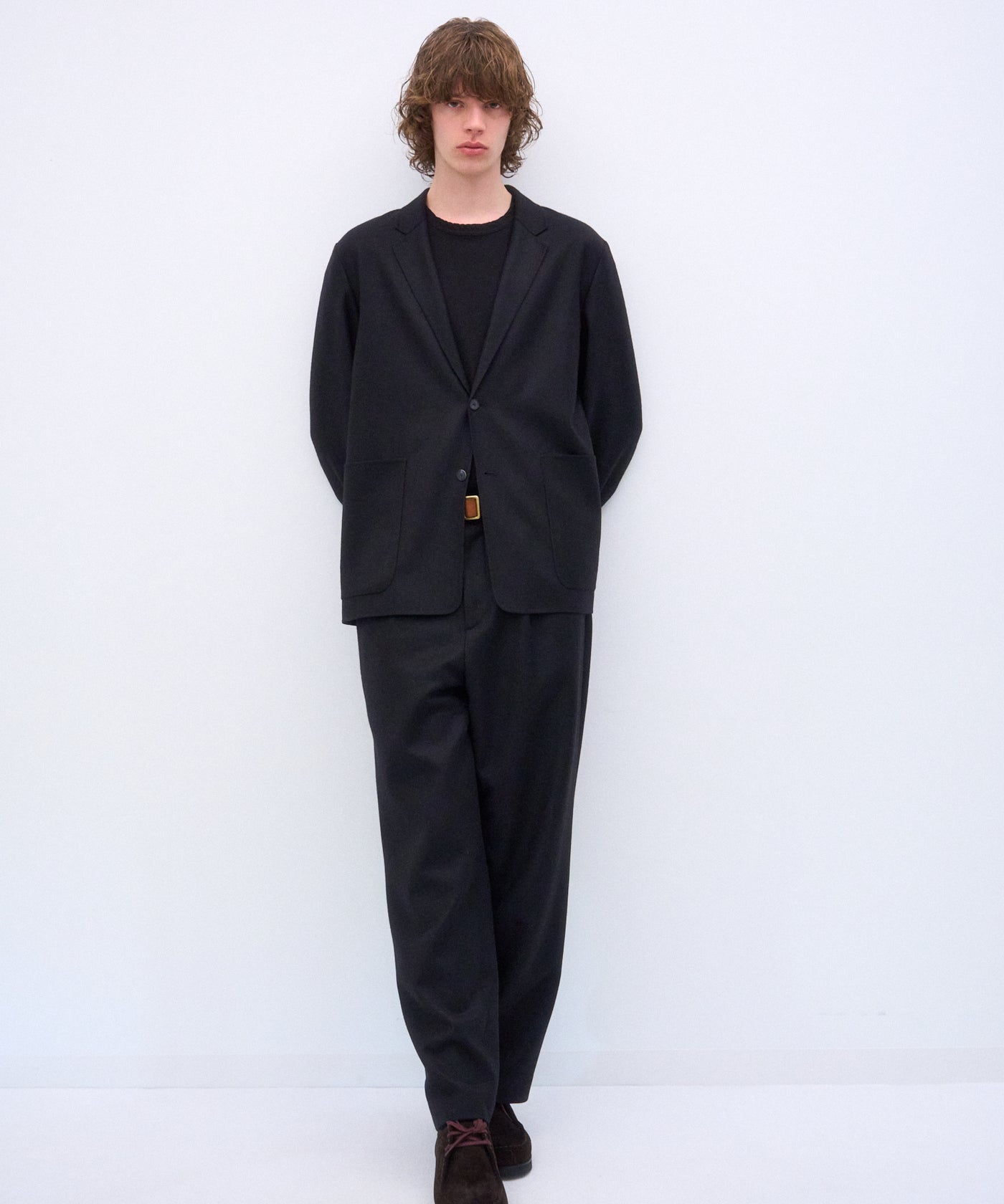 STRETCH DOUBLE SAXONY | REVER JACKET – ATON | エイトン