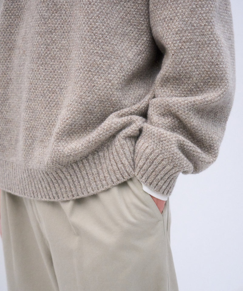 LAMBS WOOL | CREW NECK SWEATER – ATON | エイトン