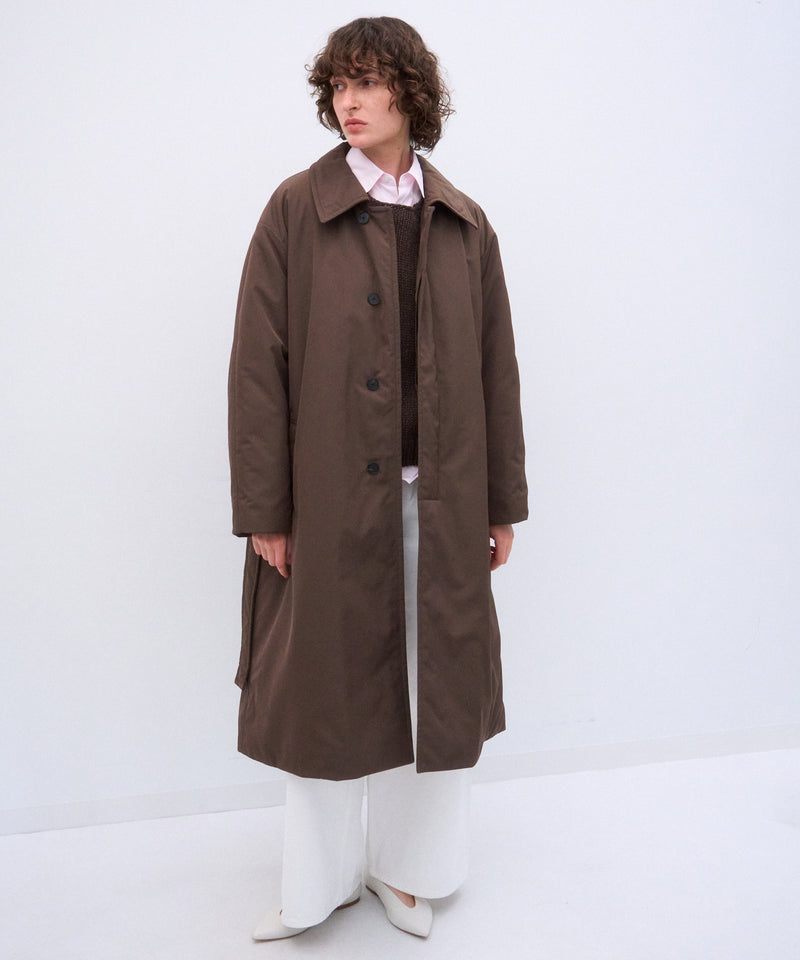 TWIST NYLON TAFTA | BALMACAAN COAT – ATON | エイトン