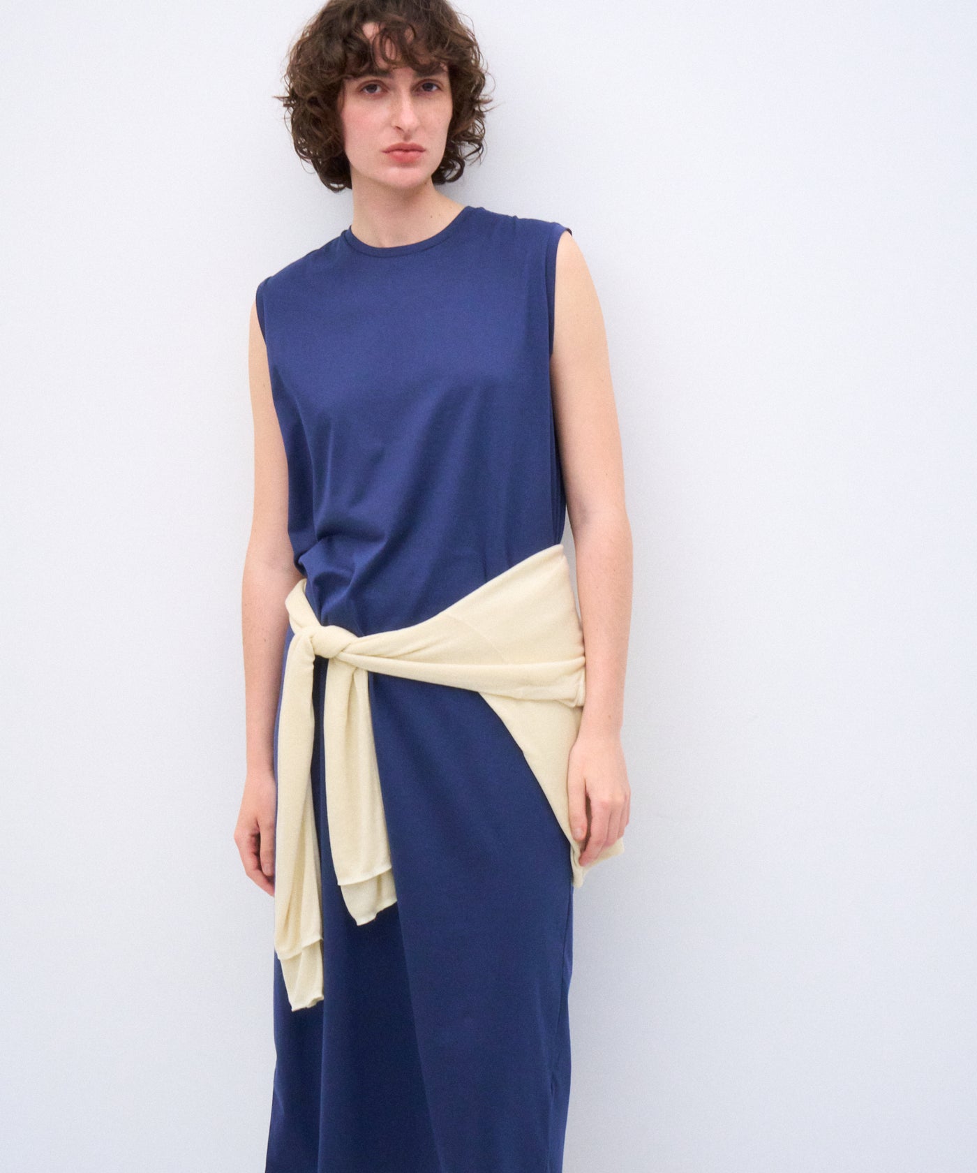 SUVIN 60/2 | SLEEVELESS DRESS – ATON | エイトン