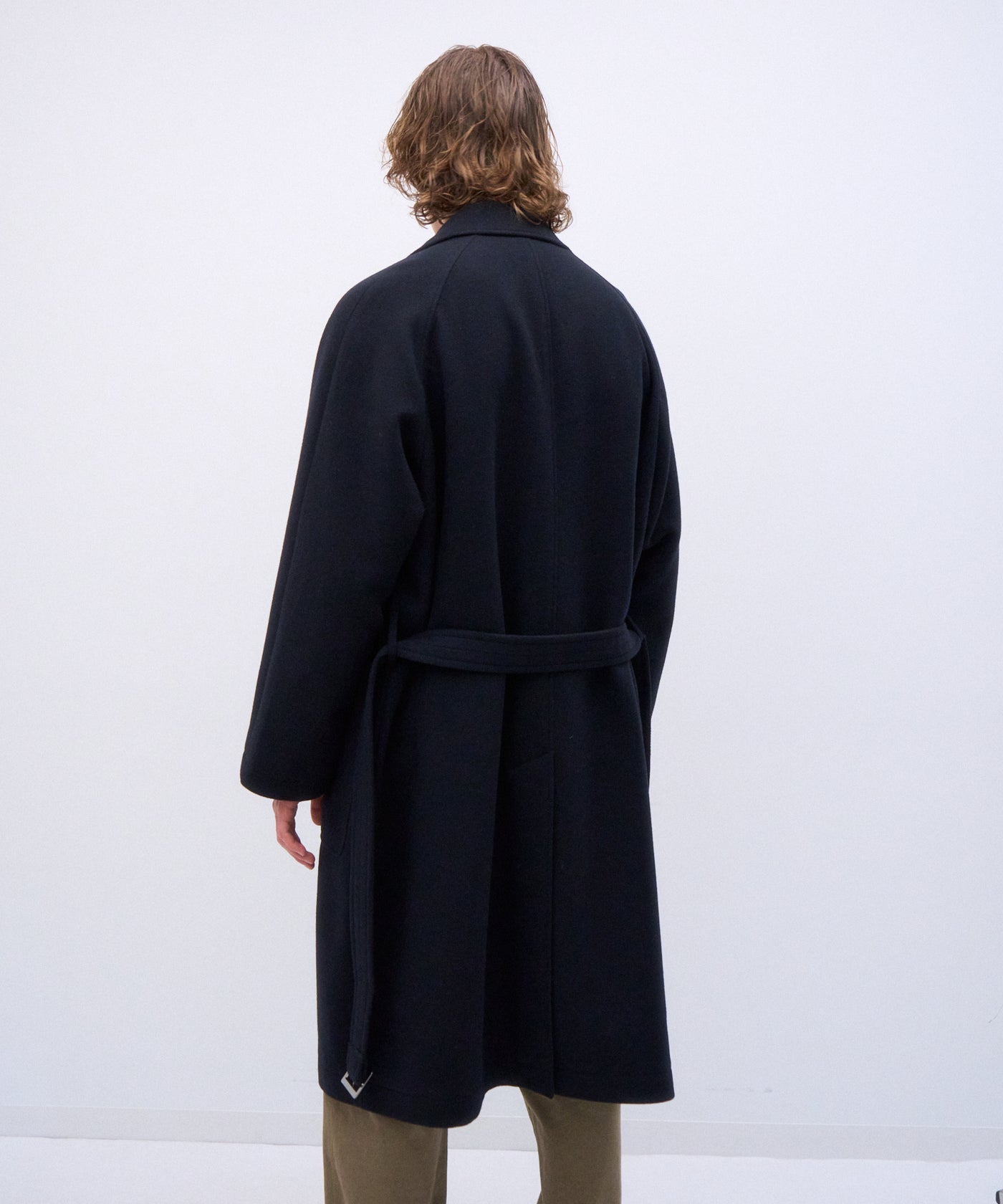 SUPER 160S DOUBLE SAXONY | CHESTER FIELD COAT – ATON | エイトン