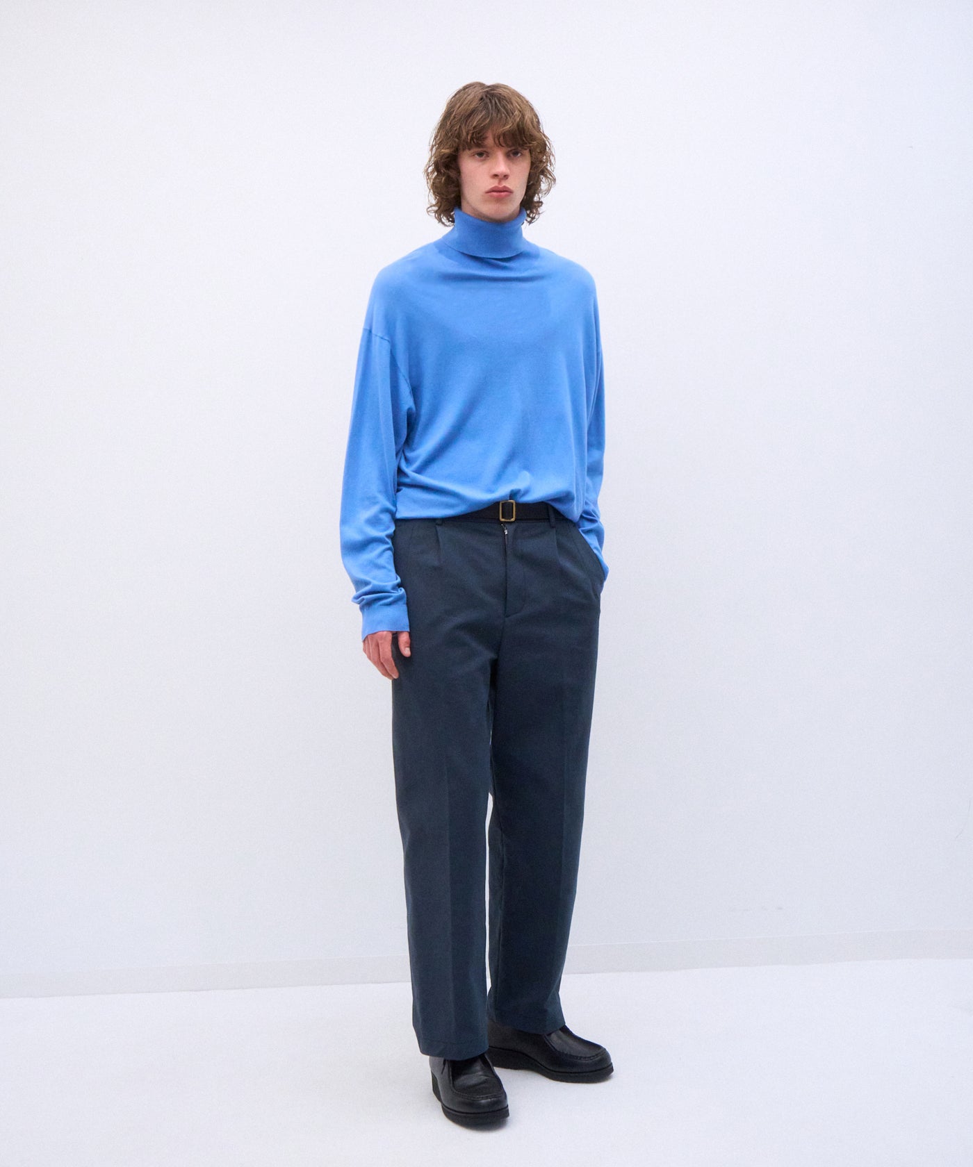SMOOTH SUVIN | TURTLE NECK SWEATER – ATON | エイトン