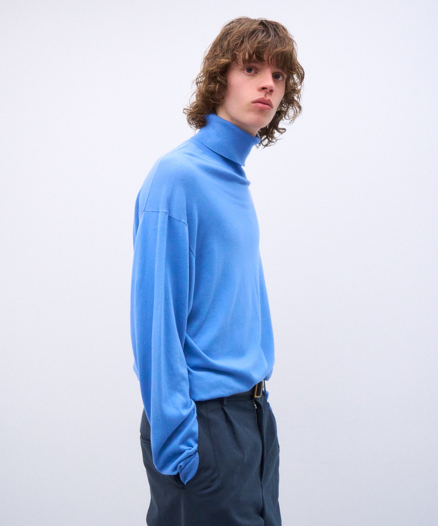 ATON SUVIN COTTON コットン クルーネック ニット サイズ2 SMOOTH SUVIN | TURTLE NECK SWEATER – ATON | エイトン
