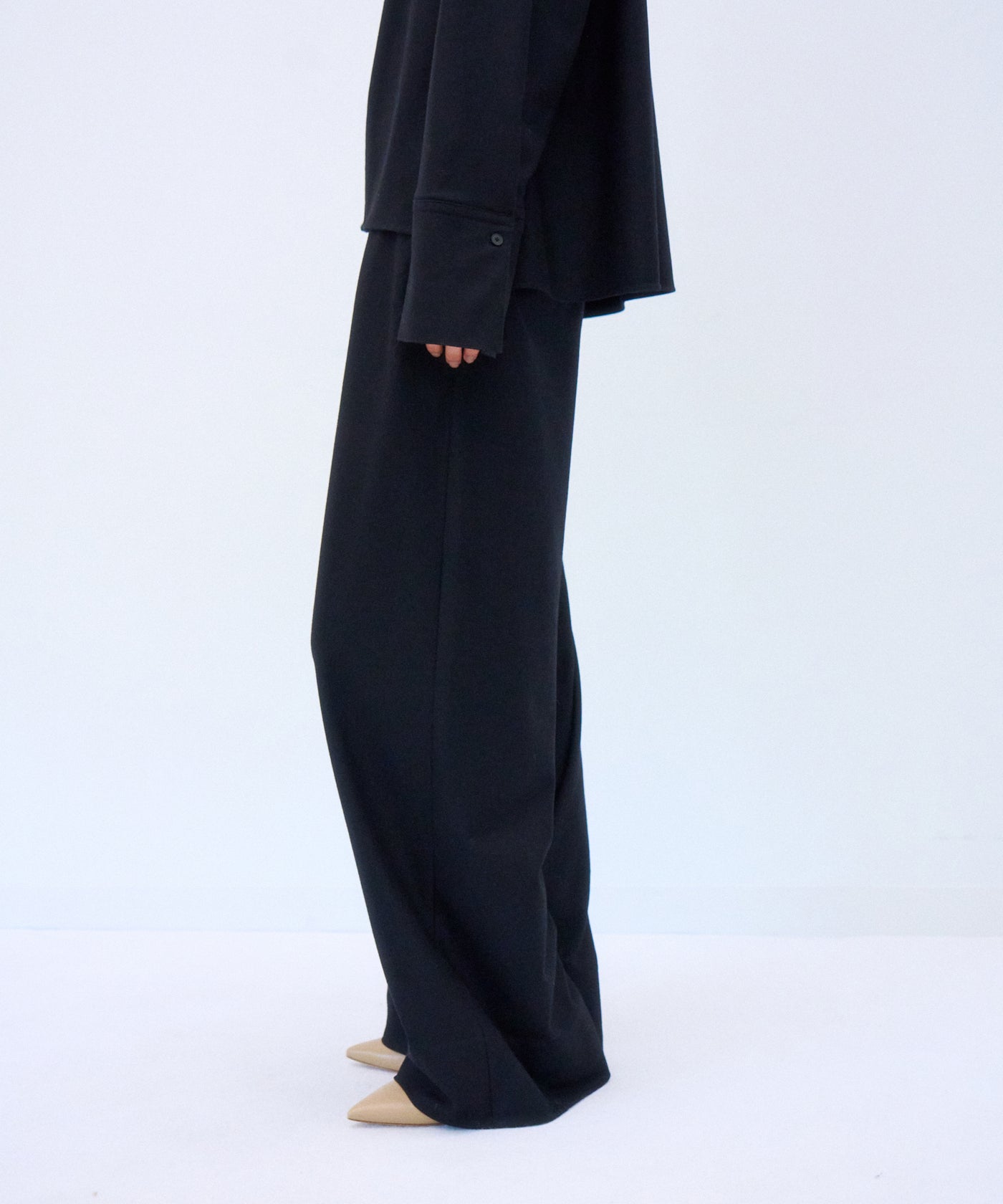 MERINO COLLEGE JERSEY | LOOSE FIT PANTS – ATON | エイトン