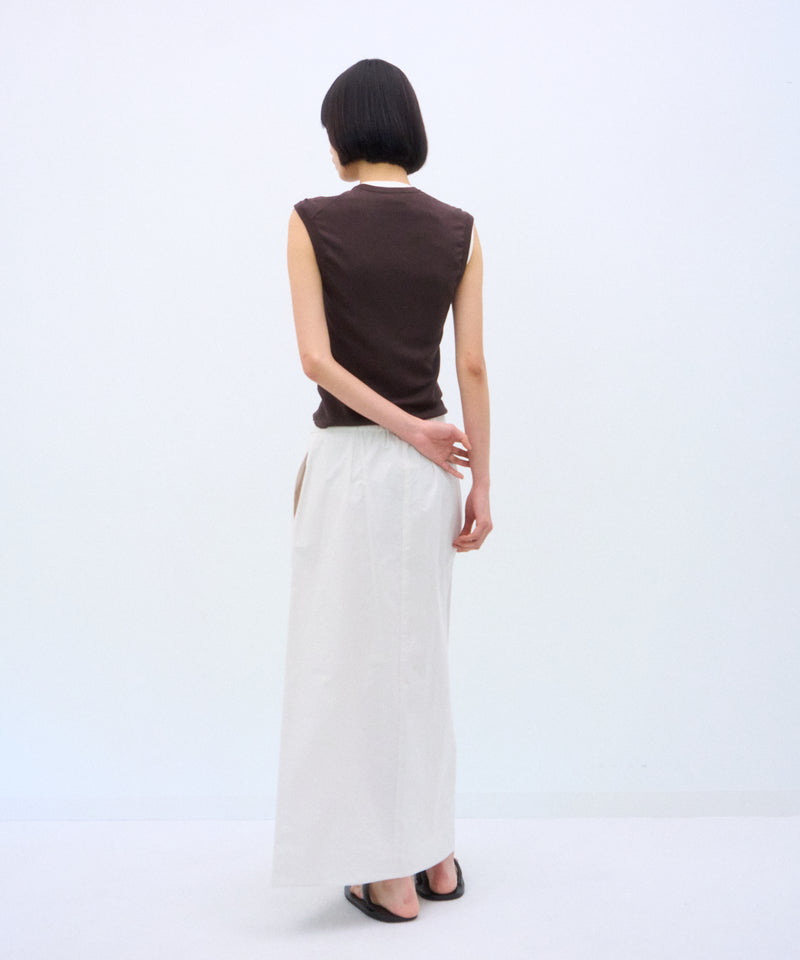 DEUXIEME CLASSE - ATON エイトン カシミヤ ロングガーデン COTTON BROAD | WRAP SKIRT – ATON | エイトン