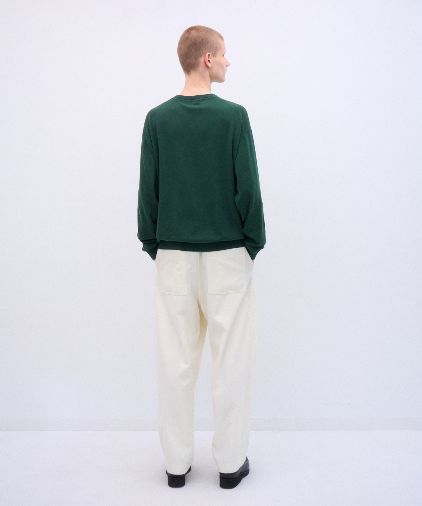 SMOOTH SUVIN | HENRY NECK SWEATER – ATON | エイトン