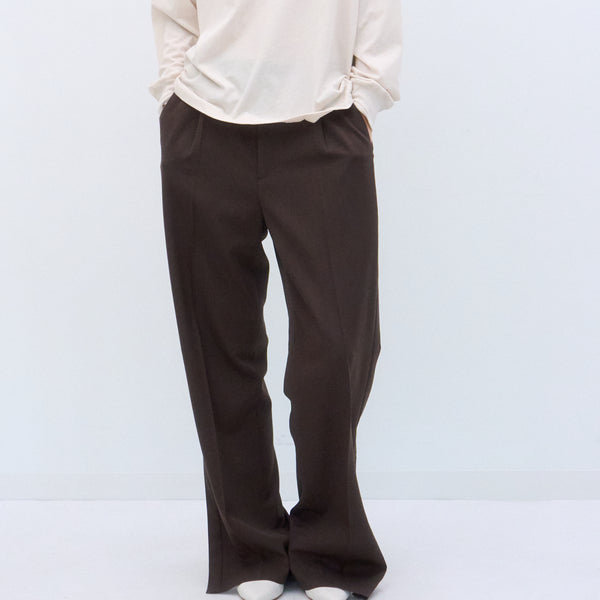 WOOL GABARDINE | PIN TUCK PNATS – ATON | エイトン