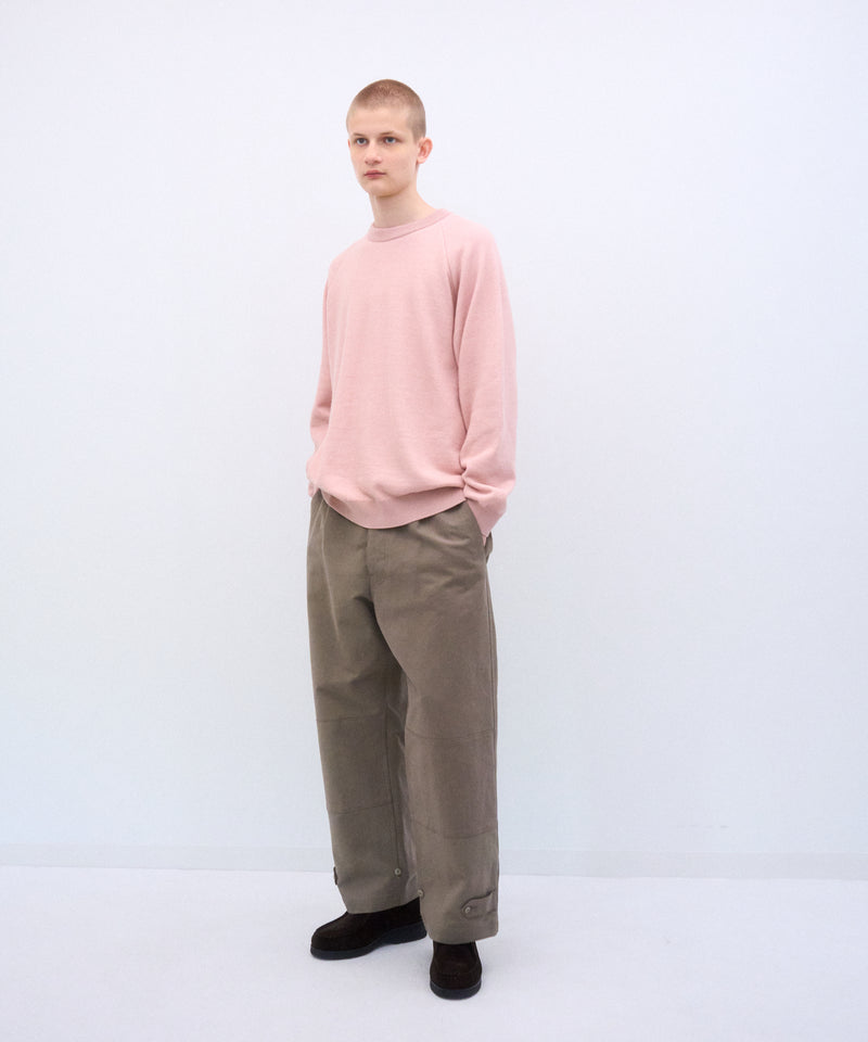 WOOL COTTON TERRY | CREW NECK SWEATER – ATON | エイトン