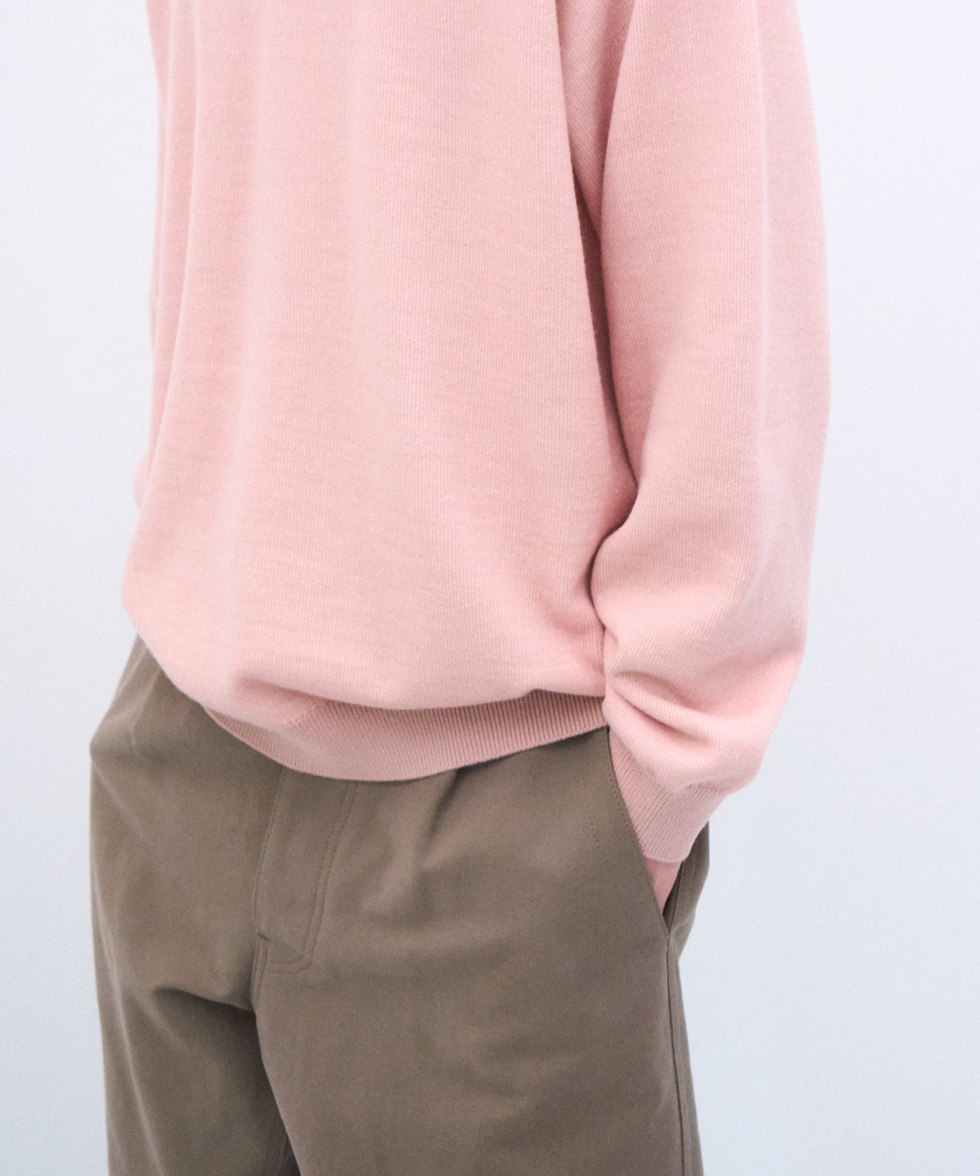 WOOL COTTON TERRY | CREW NECK SWEATER – ATON | エイトン