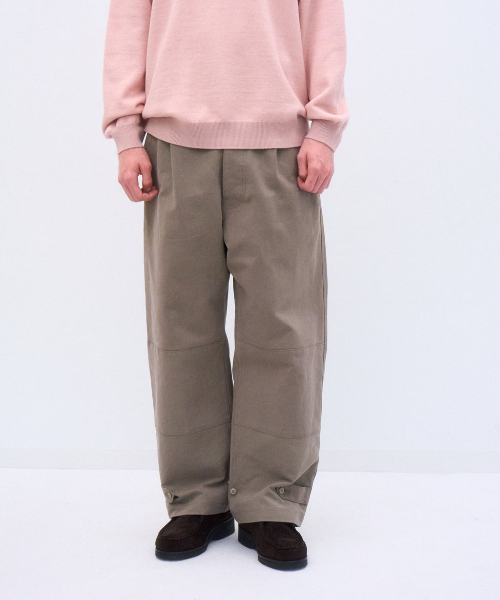 COTTON DOUBLE CLOTH | WIDE PANTS – ATON | エイトン