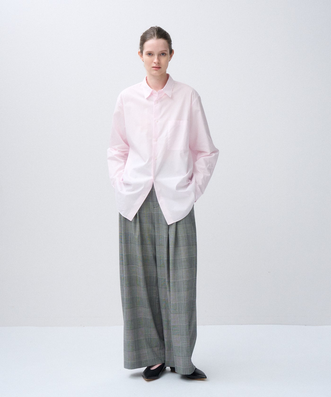 GIZA COMPACT STRIPE | STANDARD SHIRT – ATON | エイトン