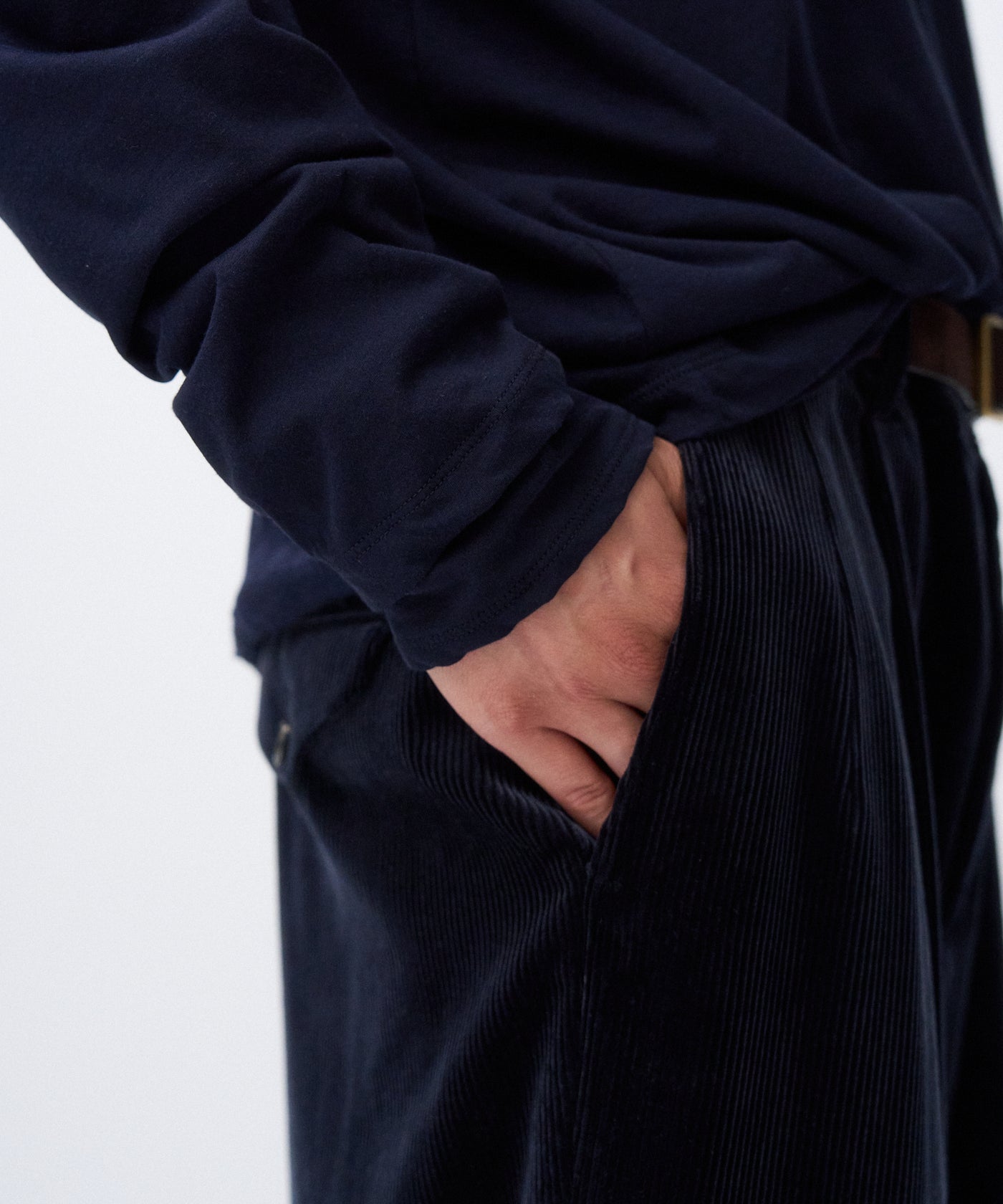 FRESCA | LAYERED TURTLE NECK PULLOVER – ATON | エイトン