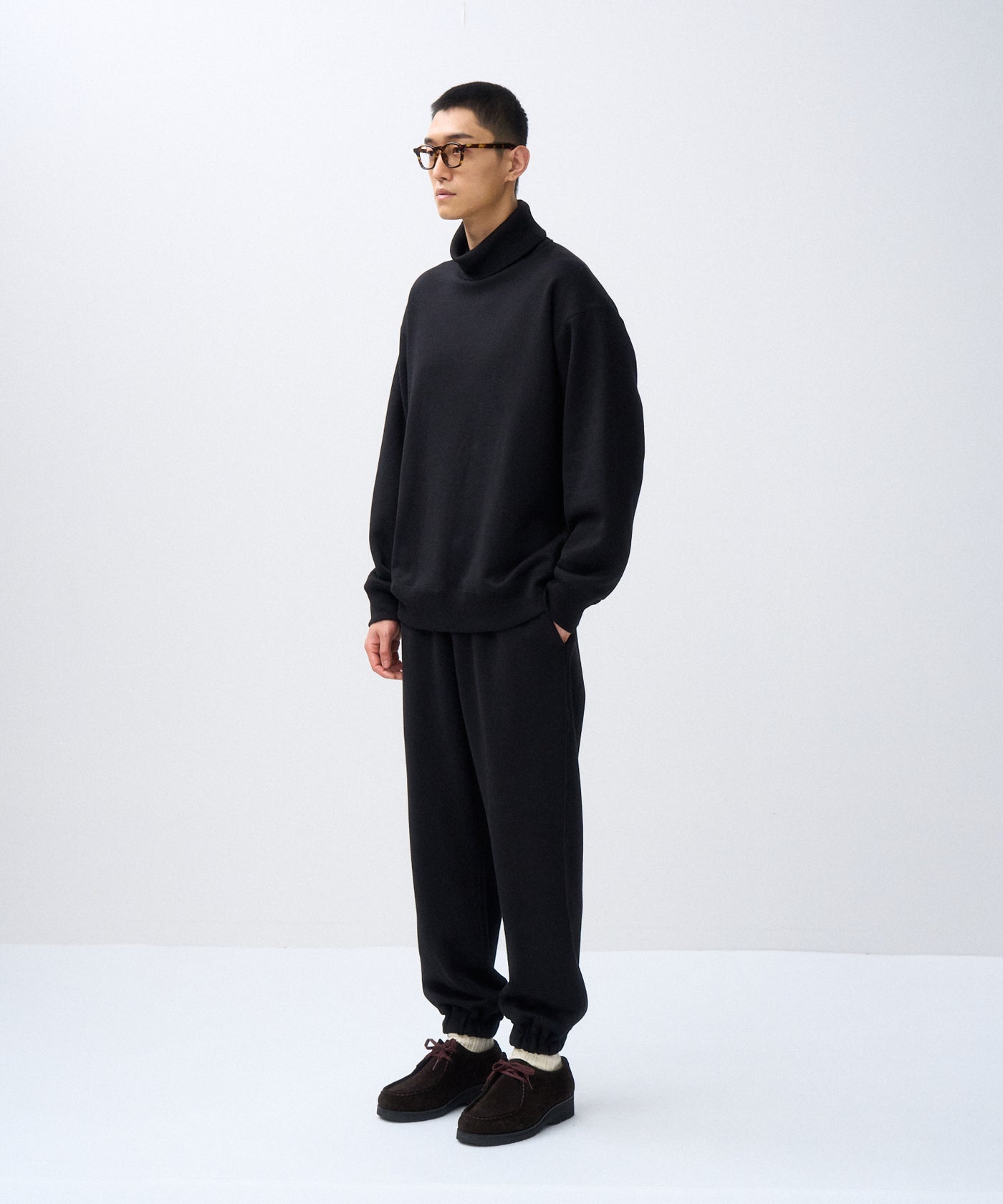 ZERO AZUMA URAKE | HIGH NECK SWEAT SHIRTS – ATON | エイトン