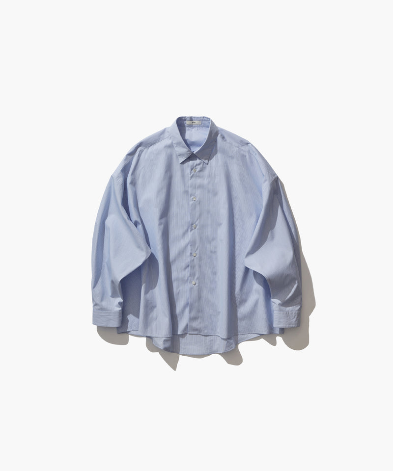 ATON　エイトン GIZA STRIPE OVERSIZED SHIRT　04 GIZA COMPACT STRIPE | OVERSIZED SHIRT – ATON | エイトン