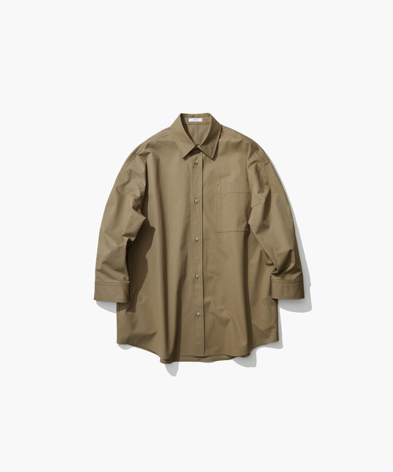 ORGANIC COTTON TWILL | OVERSIZED SHIRT JACKET