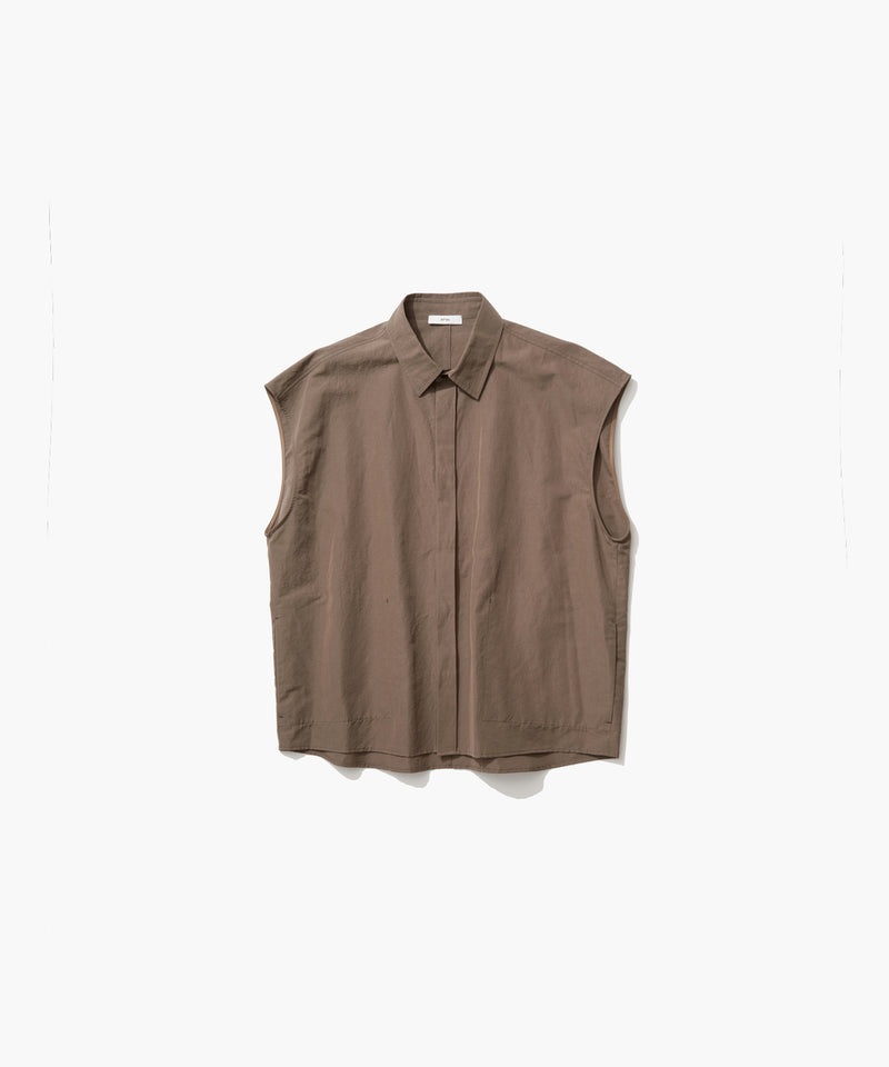 SILK LINEN SHANTUNG | SHIRT VEST