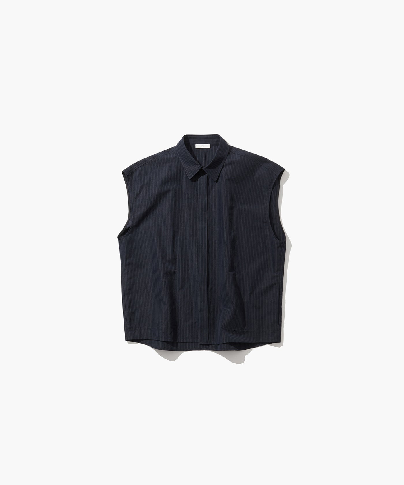 SILK LINEN SHANTUNG | SHIRT VEST – ATON | エイトン