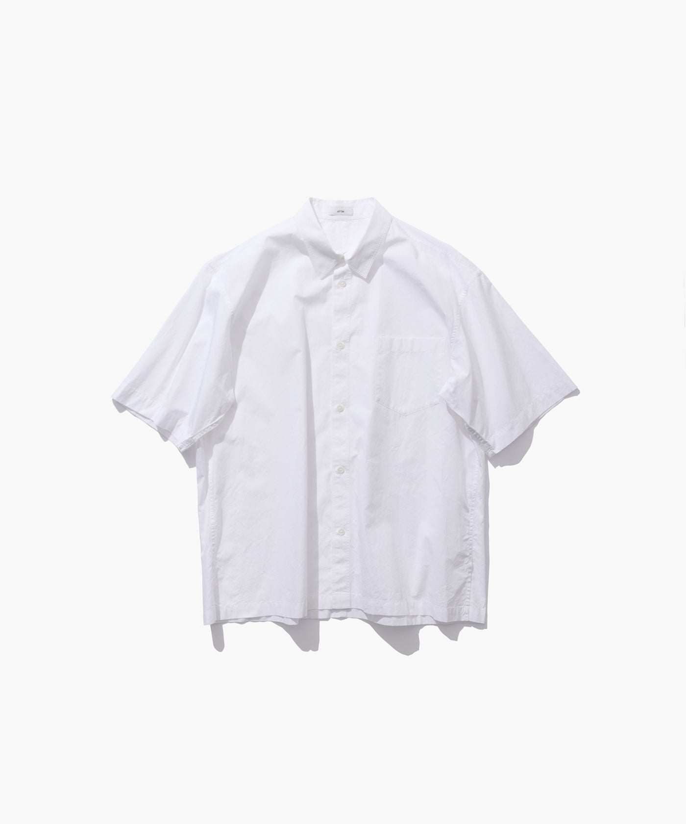 SUVIN BROAD | WASHED HALF SLEEVE SHIRT – ATON | エイトン