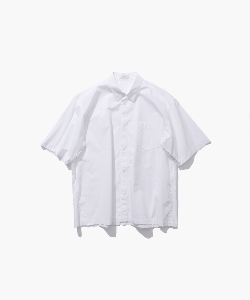 SUVIN BROAD | WASHED HALF SLEEVE SHIRT – ATON | エイトン