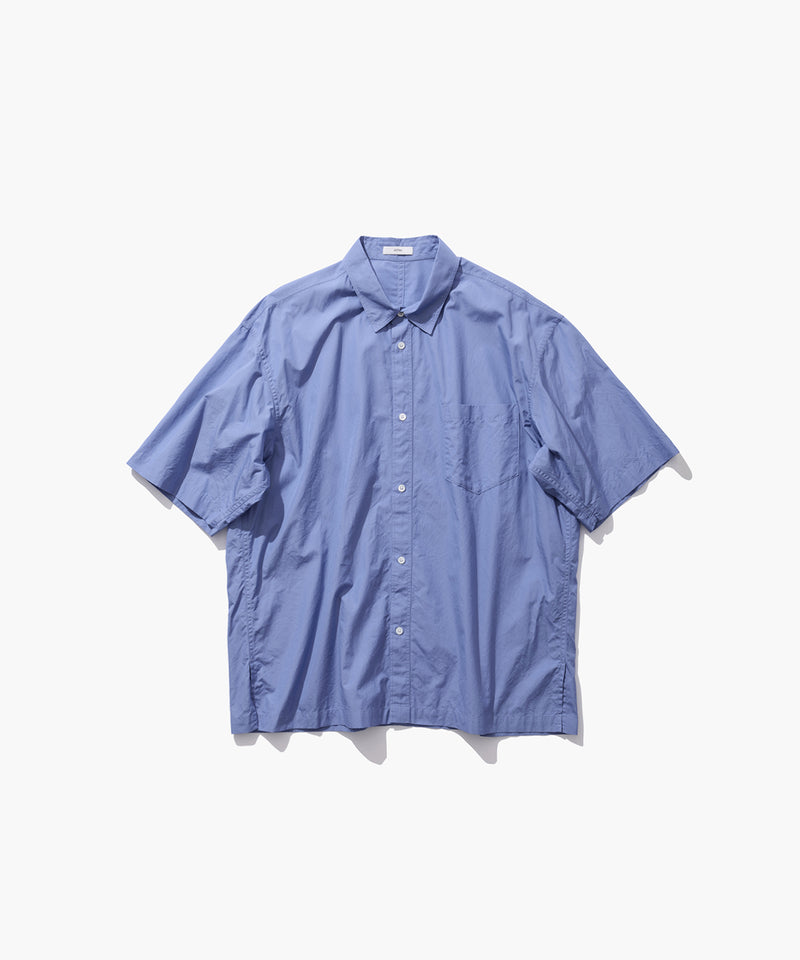 SUVIN BROAD | WASHED HALF SLEEVE SHIRT – ATON | エイトン